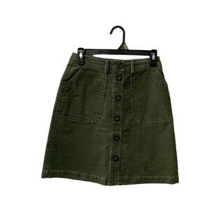 Boden Skirt Womens Size 2R Mini Corduroy Stretch Light Academia #1396